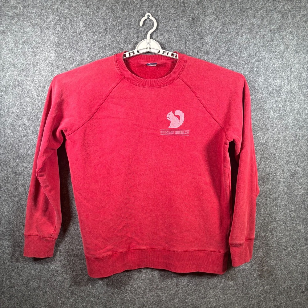 Outta Town Sweatshirt Mens XL Red Cotton Bowling Green, KY Graphic Raglan Sleeve